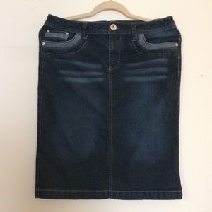 Modest Denim Skirt